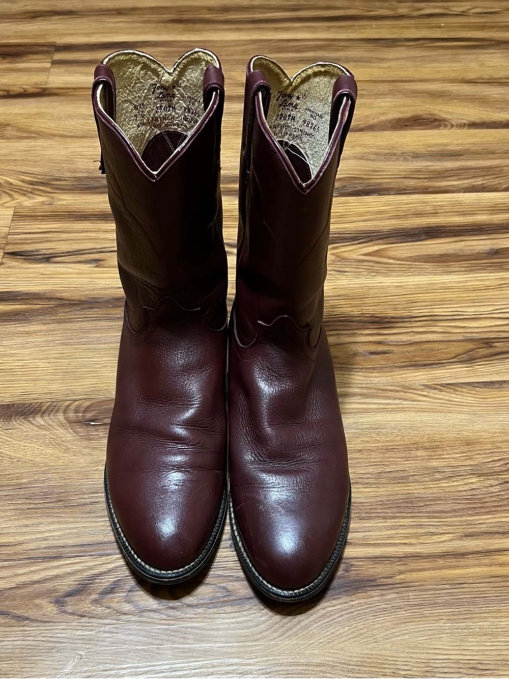 Tony Lama Roper Boots Men’s Size 9E - Picture 3 of 7